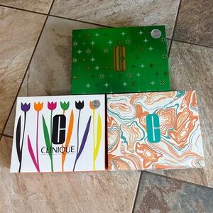 Clinique 3 perfume gift boxes **Empty** GUC 2 Happy 1 aromatics